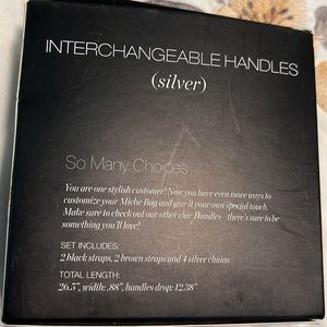 Authentic Miche Interchangeable Handles (silver)